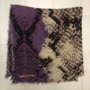 Zadig & Voltaire large snake print scarf